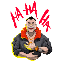 Laugh Lol Sticker by Cyberpunk 2077