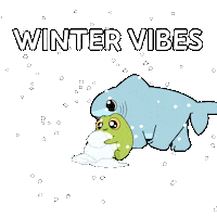 Snow Winter Sticker by Ordinary Frends