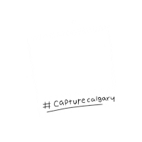tourismcalgary frame polaroid calgary yyc Sticker