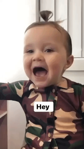 'Cutest' Sydney Toddler Gives Positive Pep Talk