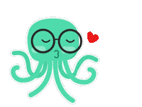 cabacaid love heart kiss cinta Sticker