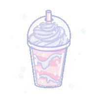Pink Drinks Sticker