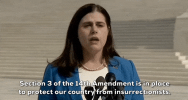 Jena Griswold after SCOTUS 14th Amendment argument