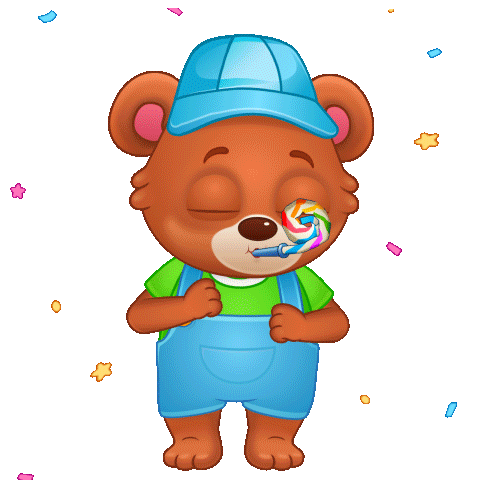 Celebrate New Year Sticker by Lucas and Friends by RV AppStudios