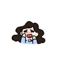 itsmiana cute sad reactions crying Sticker
