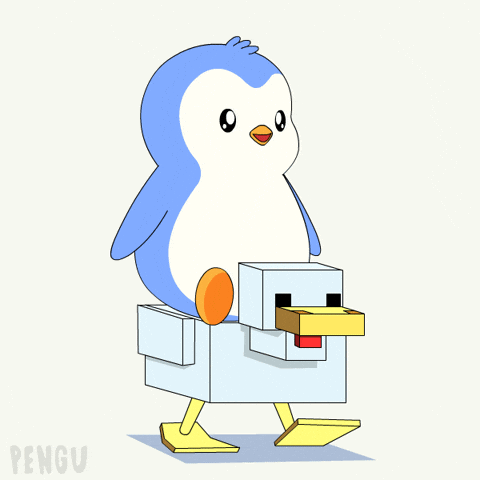 Penguin Pet GIF by Pudgy Penguins