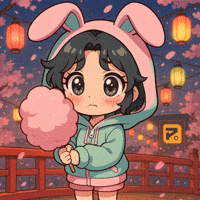 Cotton Candy Hana GIF by Persona