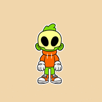 Ghost_Kid dance fun hello hey GIF