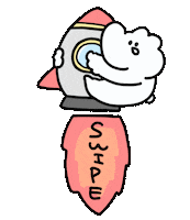 Swipe Scrolling Sticker by おめがちゃん