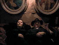 Look At Each Other Sit Up GIF