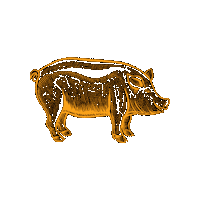 cityofkennesaw pig pigs kennesaw pigs and peaches Sticker