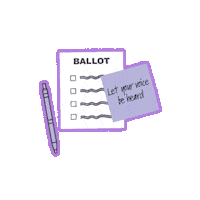 theshefactor vote election voting ballot Sticker