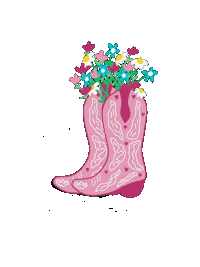 Flowers Texas Sticker