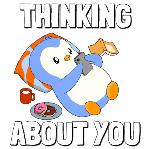 Blushing In Love Sticker by Pudgy Penguins