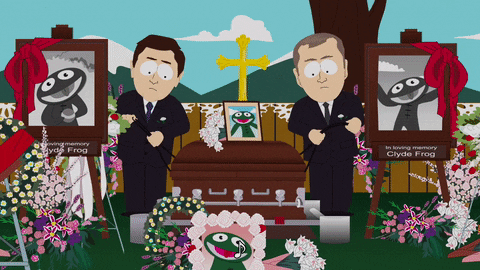 funeral casket GIF by South Park 