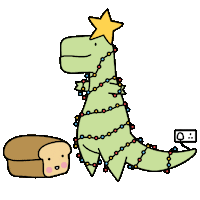 merry christmas Sticker by Loof and Timmy