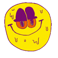 uglyjonesstudio high feeling good no worries ugly jones Sticker