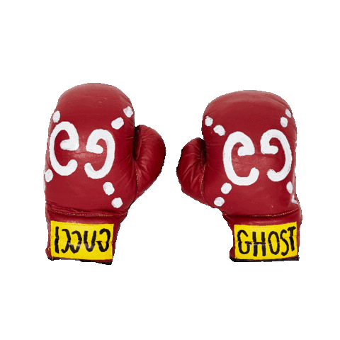 Boxing Gloves Guccighost Sticker by Trouble Andrew