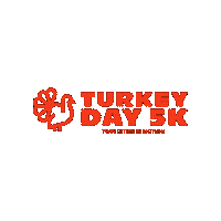 5K Turkey Trot Sticker by Twin Cities In Motion