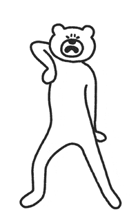No Way Bear GIF by takadabear