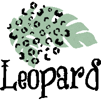 Leopard Print Stay Wild Sticker by Kalisan Balloon