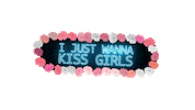 Balcony kiss running girls america Sticker