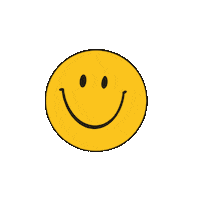Happy Smiley Face Sticker