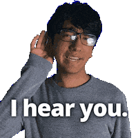 Understand I Hear You Sticker