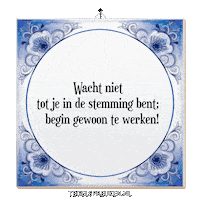 Humor Focus Sticker by Tegelspreuken.nl
