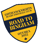 Ottawa Bingham Sticker by Gotham Knights Rugby