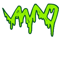 Slime Drip Sticker by U M M O