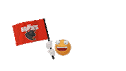 Flag Sticker by Madrid Bravos