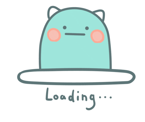 404444error giphyupload loading ing candy monster Sticker