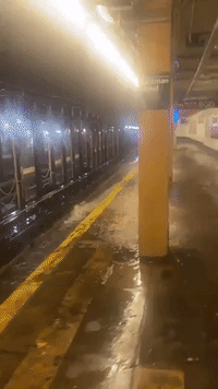 New York City Subway Station Hit by Flash Flooding