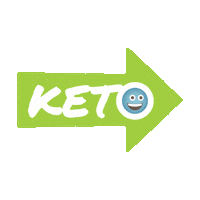 Arrow Point Sticker by Keto-Mojo