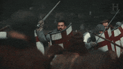 tom cullen battle GIF by HISTORY UK