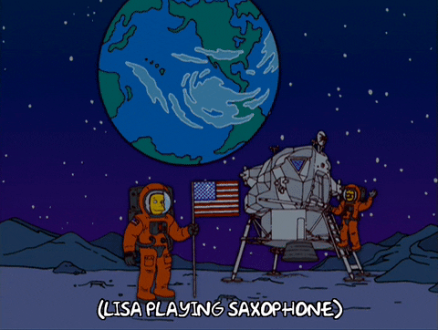 playing lisa simpson GIF
