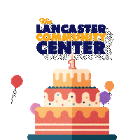 cityoflancasterca birthday balloons birthday party birthdaycake Sticker