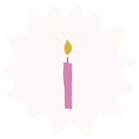 Candles Birthdaycandles Sticker by ergoPouch