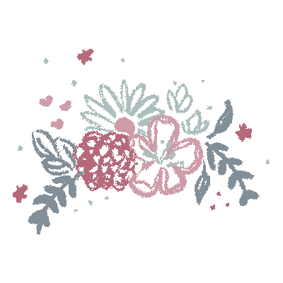Flowers Doodle Sticker