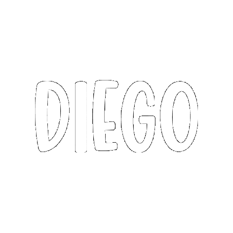 Diego Die Sticker by Fresa Creativa