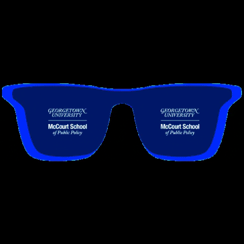 GeorgetownMcCourtSchool giphygifmaker sunglasses GIF