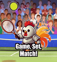 Tennis Competition GIF by Zorooster