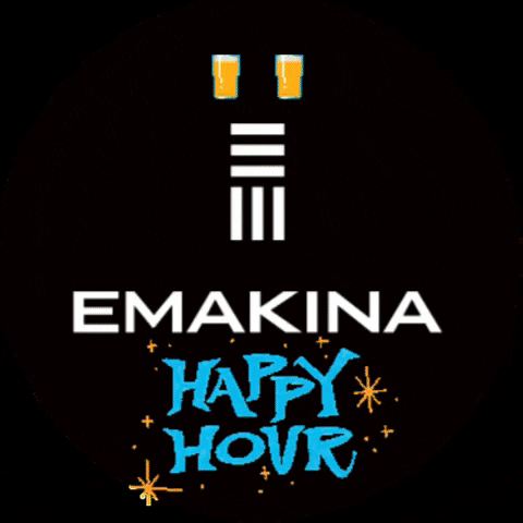 emakina giphygifmaker giphyattribution friday happyhour GIF