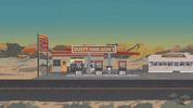 gas station walking GIF by South Park 