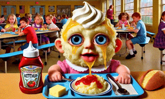 Mashed Potato Ai GIF by Anne Horel