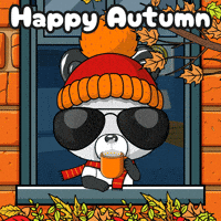 Happy Fall GIF by PandaPals