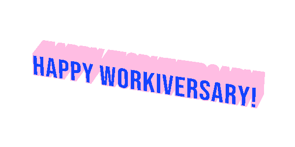 Work Anniversary Sticker by Sabrina®