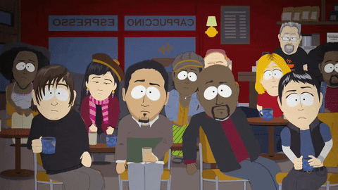 audience disbelief GIF by South Park 