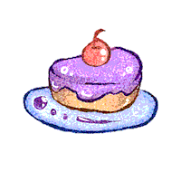 cake bite Sticker